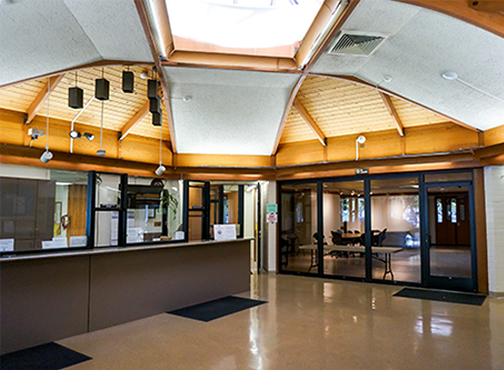 Three Oaks Community Center Entry