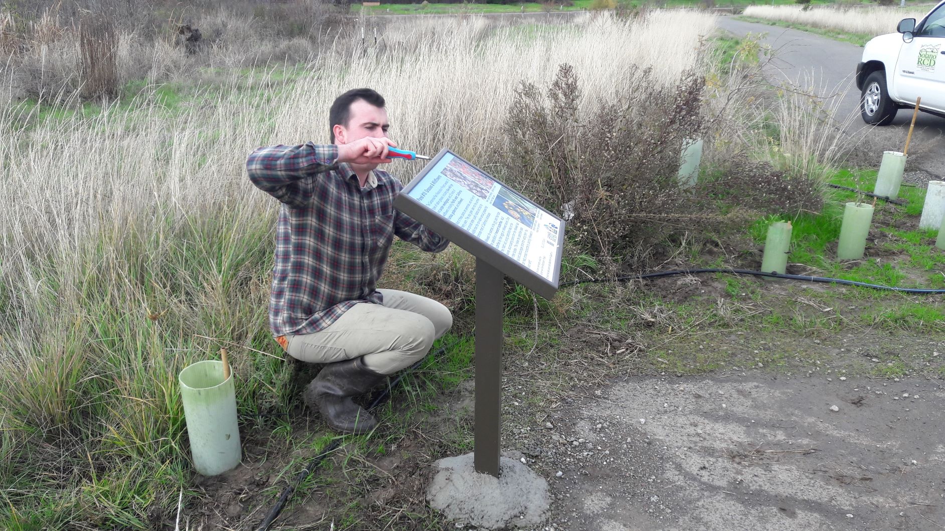 Interpretive Panel Installation