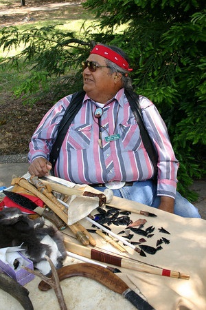 Photo of Little Bear, speaker at Pena Adobe