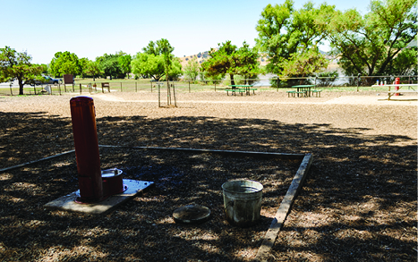 Dog water fountain at the Lagoon Valley Dog