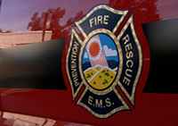 Fire Dept Logo on Truck