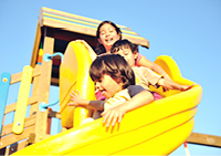 Kids on Slide