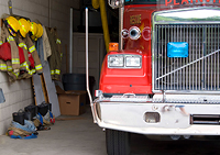 ambulance and fire gear