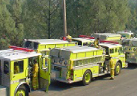 fire trucks