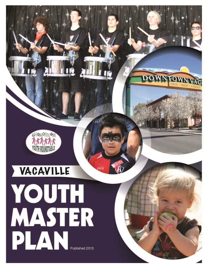 Cover of the Vacaville Youth Master Plan