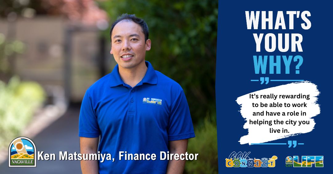 Photo of Ken Matsumiya with his why It’s really rewarding to be able to work and have a role in helping the city you live in.