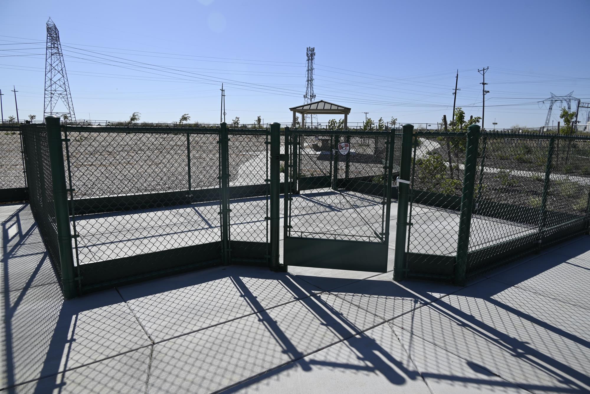 New Entrance and Shade Structure at Owl Dog Park