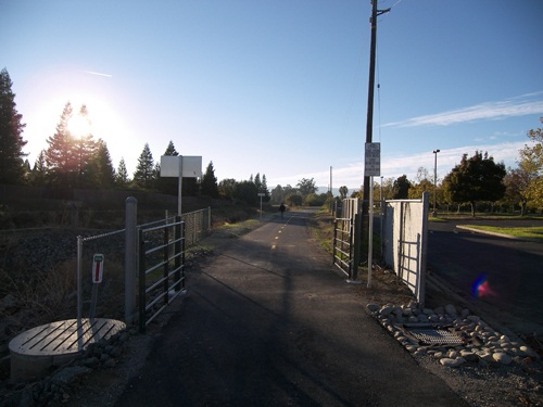 Leisure Town Road bike path