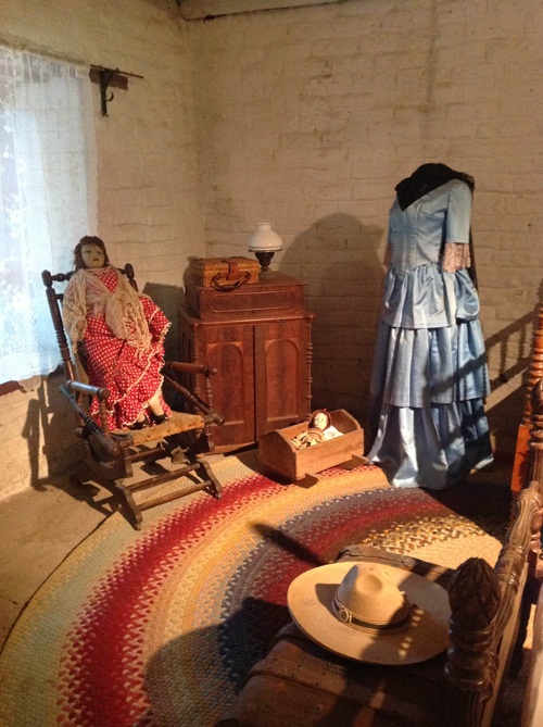 Interior of Pena Adobe