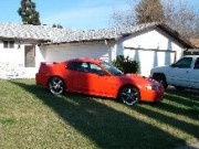 Vehicle parked on grass